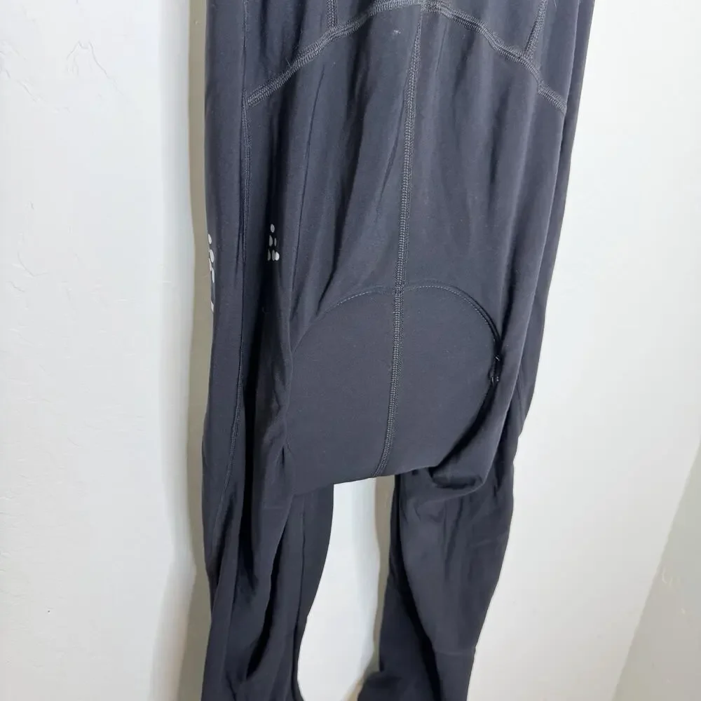 Craft Winter Bib Knickers Cycling Men’s XL Black Fleece Lined